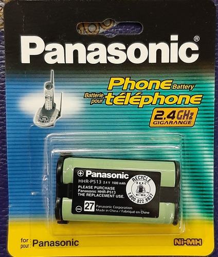 Pila Teléfono Inalámbrico Panasonic P513a 2,4v 1500ma