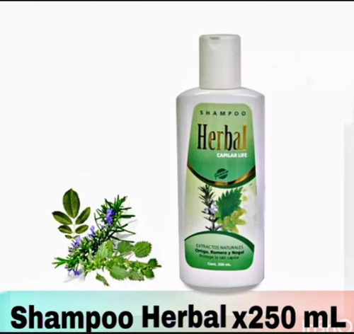 Imagen 1 de 4 de Shampoo Herbal Anticaida De Cabello 