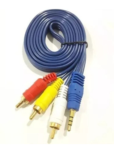 Cable Extensión Rca Plug Audio Sonido 3 A 1 Seeline 0.138 In