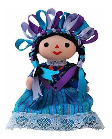 Muñeca Tradicional De Maria Rag Mexicana - 7 Pulgadas Dlvtc