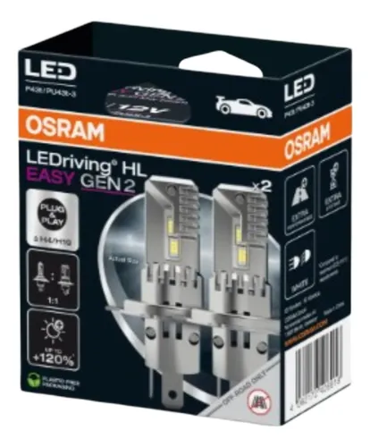 Juego Cree Led Osram Easy H4 12v