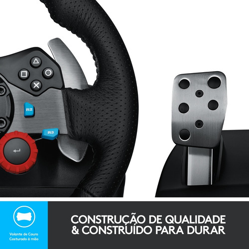 Volante Gamer G29 Driving Force Logitech Cor Preto