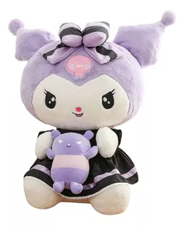 Peluche Kuromi Con Baku Importado 35 Cm - Peluche Kuromi