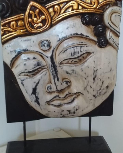  Panel Buda, Importado India, Madera Tallada,  De 0.30 X 045