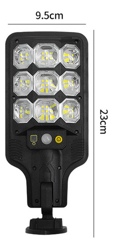 D Luz De Calle Solar Brillante Con Sensor De Movimiento Y