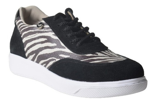 Zapatillas Urbanas De Mujer De Cuero Crom - Ferraro