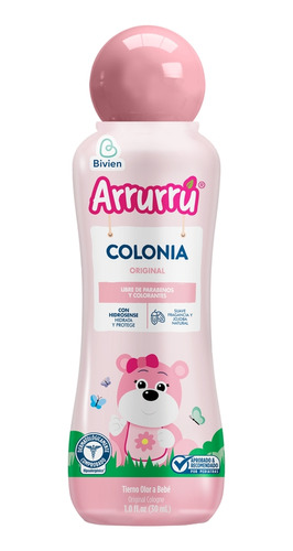 Colonia Arrurru Naturals Rosada Mini - mL a $270