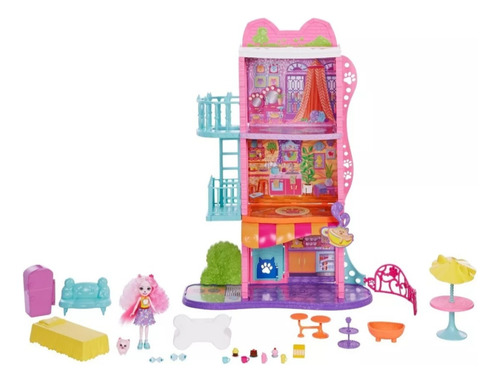 Set De Juego Apartamento Y Cafetería Enchantimals City Tails