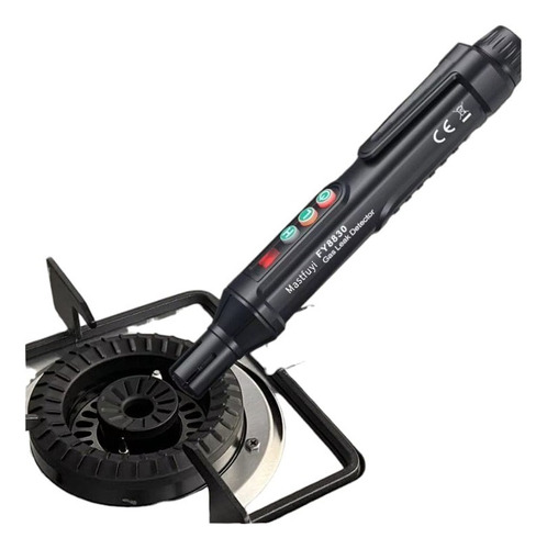 Detector Portatil De Fugas De Gas Propano Y Gas Natural Negro