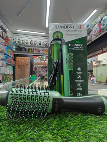 Kit Remington Cepillo Secado 2 En 1 Avicado 3d