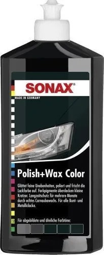Cera Sonax Polish & Wax Color Negro