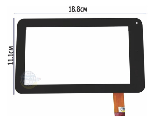 Touch Digitalizaor Tablet Ava Modelo A706 Flex Zhc--0065a