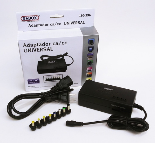 Adaptador De Corriente Universal Ca/cc