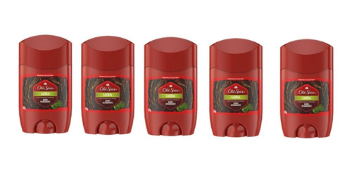 Pack 5 Barra Desodorante Old Spice Leña