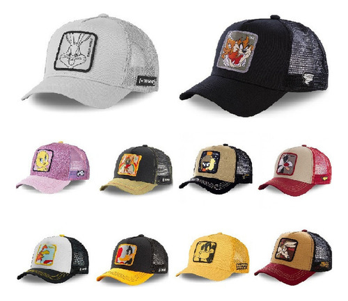 Gorra Con Visera Dibujos Animado Lote Al Por Mayor 10 Piezas