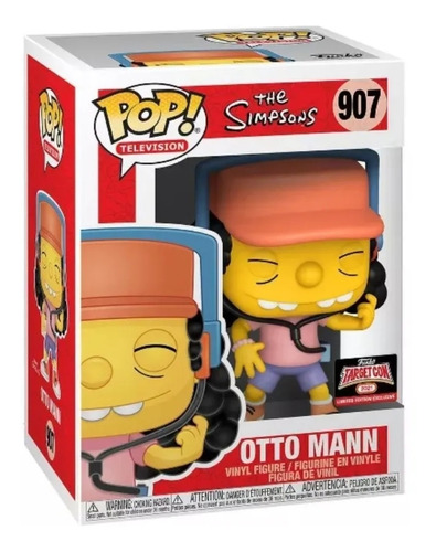 Funko Otto Mann #907 The Simpsons Targetcon Convención 2021 