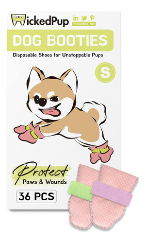 Wickedpup Botas Para Perros Protección Para Patas De Perros 