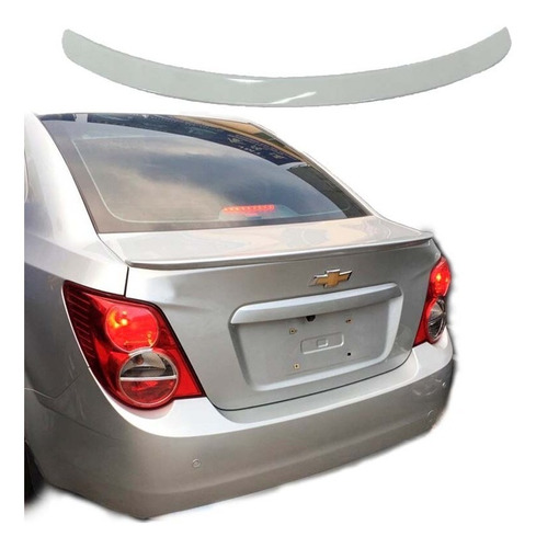 Spoiler Aleron Lip Chevrolet Sonic Sedan Blanco 2011 2018