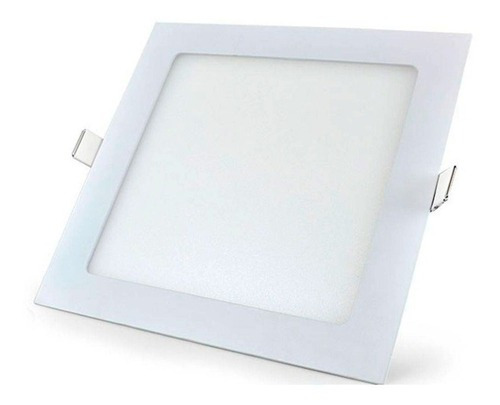 Luminaria Led Embutir Quadrado 30x30cm 24w 2040lm 3000k Bc Q