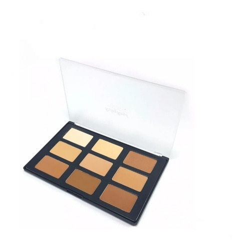 Imagem 7 de 7 de Paleta De Pó Facial Contorno Ruby Rose Profissional