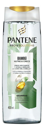 Shampoo Pantene Bambú Nutre Y Crece Pro-v Solutions 400 Ml