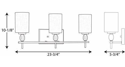 Progreso Iluminacion P277615 Estado Baño Triangulo Y Vanida