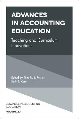 Libro Advances In Accounting Education : Teaching And Cur...