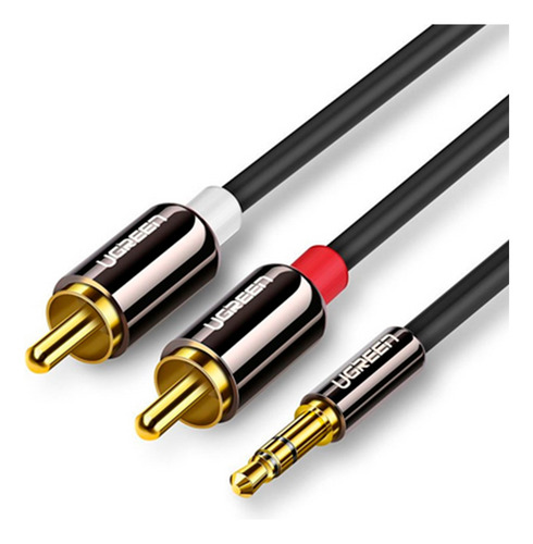 Cabo De Áudio 3.5mm Para 2rca Macho/macho 10m Ugreen