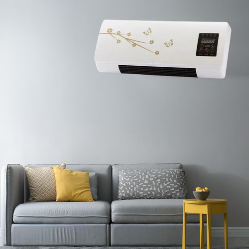 Aquecedor De Parede Pequeno, 2000w, Estampa De Borboleta