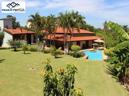 Imagem 1 de 30 de Chácara Com 4 Dormitórios, Piscina E Excelente Acabamento No Mosteiro De Itaici - Ch00370 - 3517923