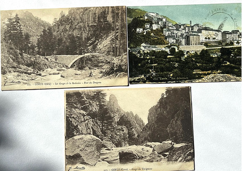 Antiguas Postales Col.de Lujo J.moretti,corse,francia, 1917