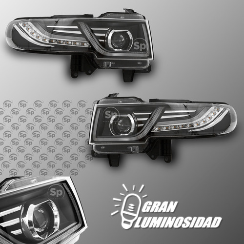 Imagen 6 de 7 de Body Kit Frontal Tipo Land Rover Led Toyota Fj Cruiser 07-20