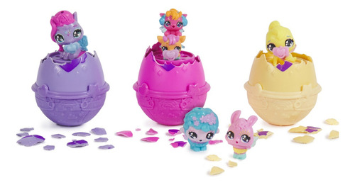 Hatchimals Alive Cesta De Primavera Con 6 Minifiguras
