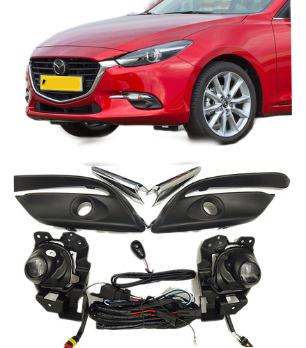 Exploradoras Mazda 3  En Led 2017, 2018, 2019, 2020 Kit