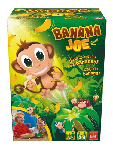 Juego De Mesa Banana Joe El Mono Saltarin Coloca Las Bananas