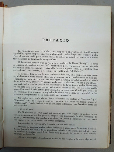 Libro Catálogo Sellos Postales Argentina 1952 (Usado)