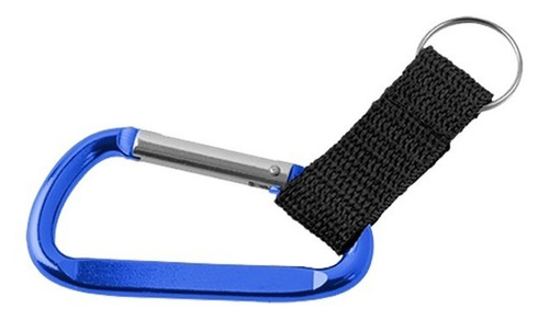 Paquete De 10 Clip-gancho Metalico Color Azul