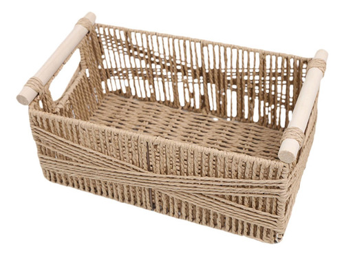 Cesta De Inodoro Rectangular Decorativa Para Café,