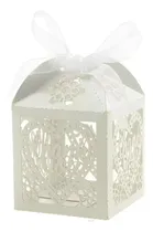 Comprar Cajita Fiestas 4x4x6cm Casamiento Cumpleaños Souvenirs X10un
