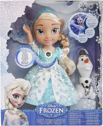Disney Frozen Muñeca Snow Glow 1 Set Olaf Canta Let It Go.  