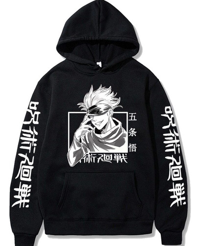 Jujutsu Kaisen Sudadera Con Capucha Hip Hop Anime Pullovers