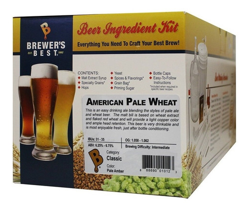 Brewer La Mejor 1012 ingrediente Kit, American Palido Trig