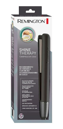 Plancha De Cabello Remington Cerámica Y Coco Terapia Shine