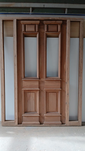 Anticipo Mínimo Por Seña De Puerta De Madera Antigua Una Hoj Natural