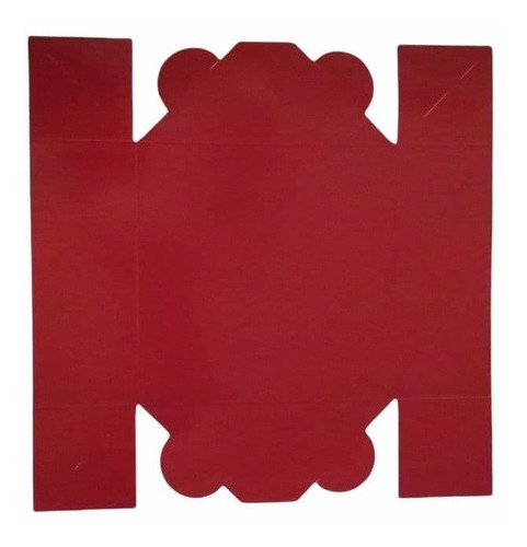 Caja Cuadrada Carton Blando X 50 Unid (14 X 14 X 5.5 Cm )