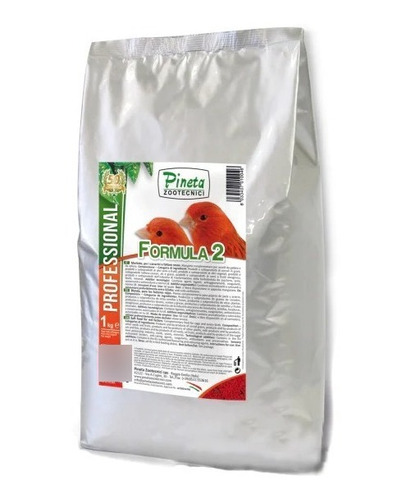 Pastón Alimento Canario Rojo 1kg. Pineta Premium Italiano