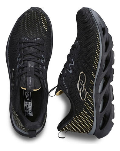 Zapatilla Hombre Diffuse 5 Negro/dorado