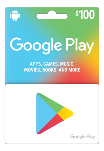 Tarjeta De Google Play 100 