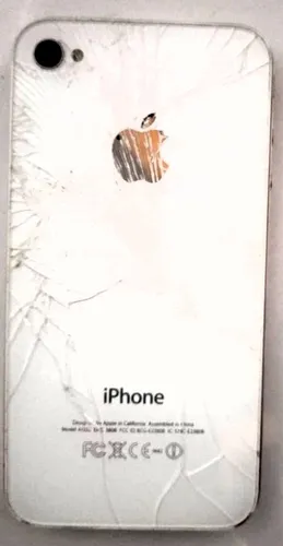 Teléfono Apple iPhone 4, Modelo A1332, Blanco Repuestos Part (Usado)