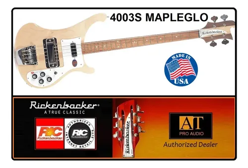 Baixo Rickenbacker 4003 Stereo Mapleglo Made In Usa Original